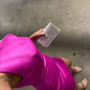 Pink Satin dress